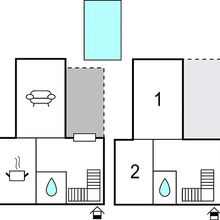Front In Ferienhaus Pula